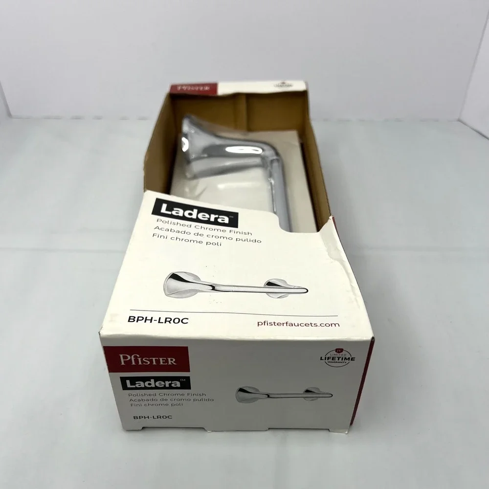 Pfister Ladera Polished Chrome Toilet Paper Holder BPH-LROC New Open Arm‎ Design